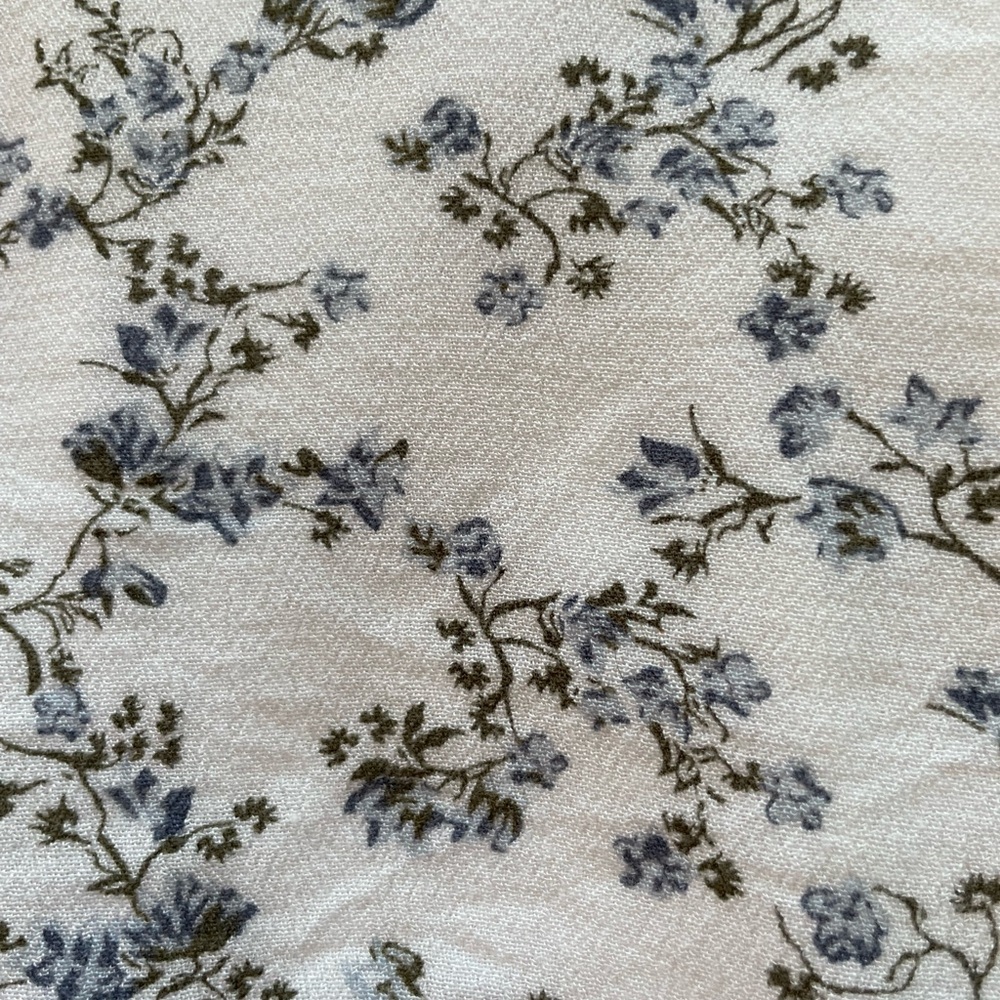 Abercrombie Blue Willow Toile Open Back Short Sleeve Top - Picture 4 of 12